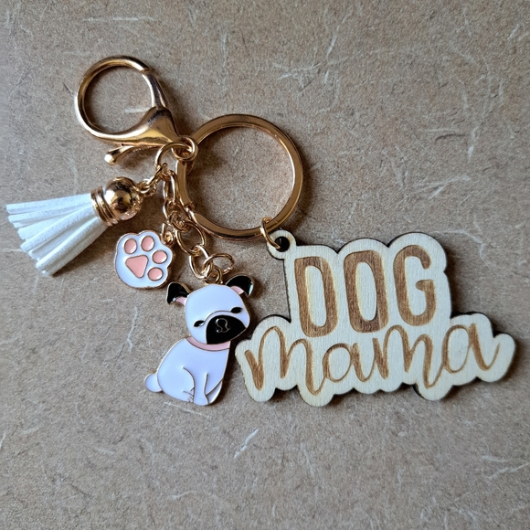 Dog Mama Keychain - Picture 2 of 3
